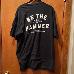 Power Athlete Radio Black Graphic T-Shirt XL be the hammer